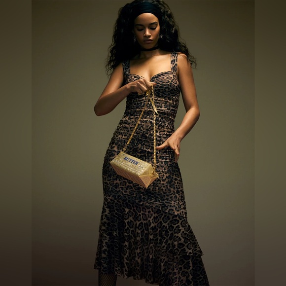 Betsey Johnson KITSCH SPREAD IT ON YELLOW Butter Bag New with tags NWT - Picture 7 of 11